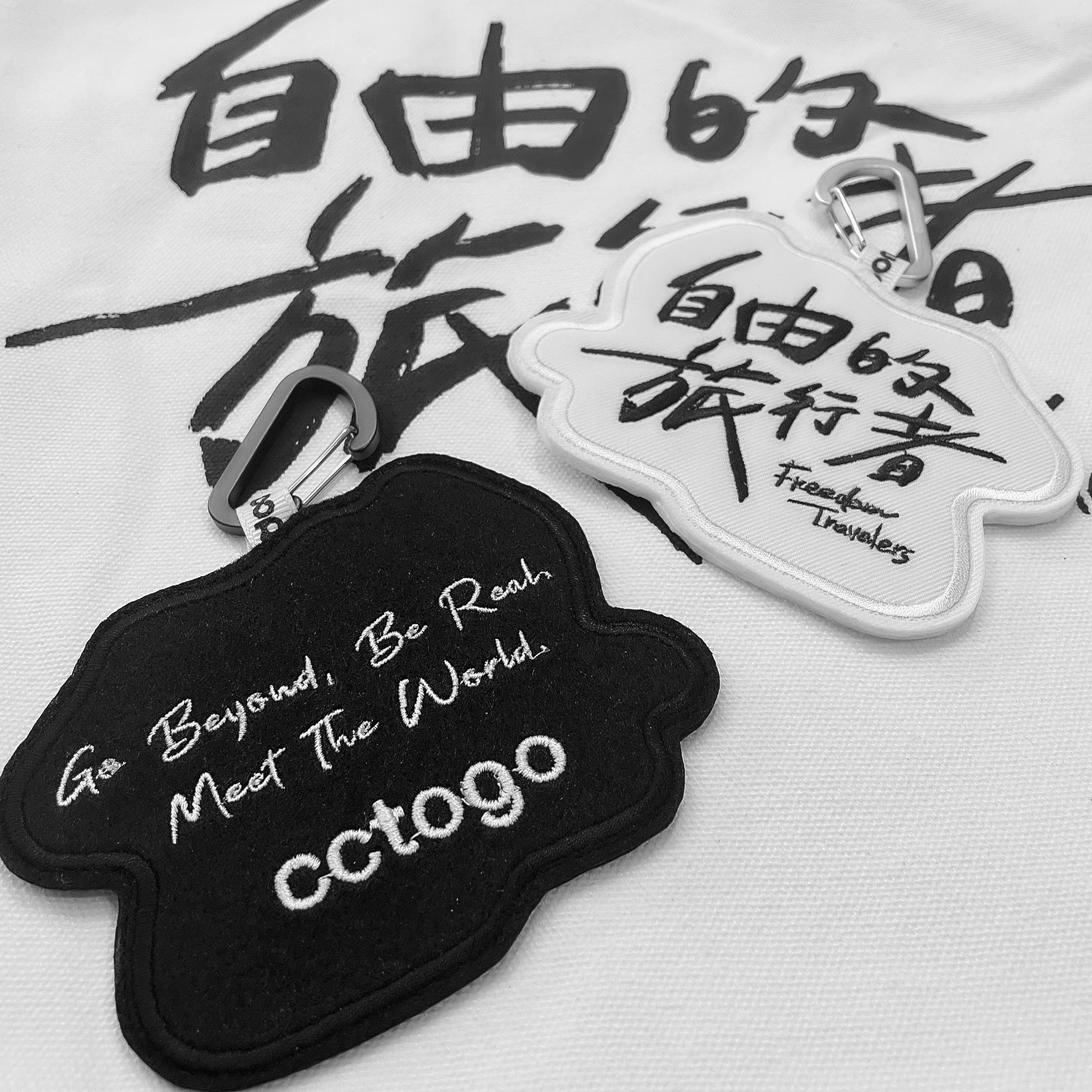 cctogo X comoor X GTV八大電視 聯名款《自由的旅行者》刺繡吊牌