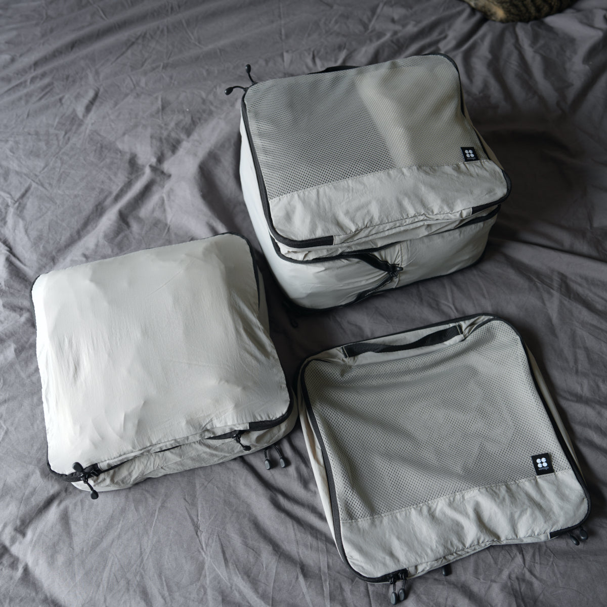 旅行壓縮收納袋 - 岩灰